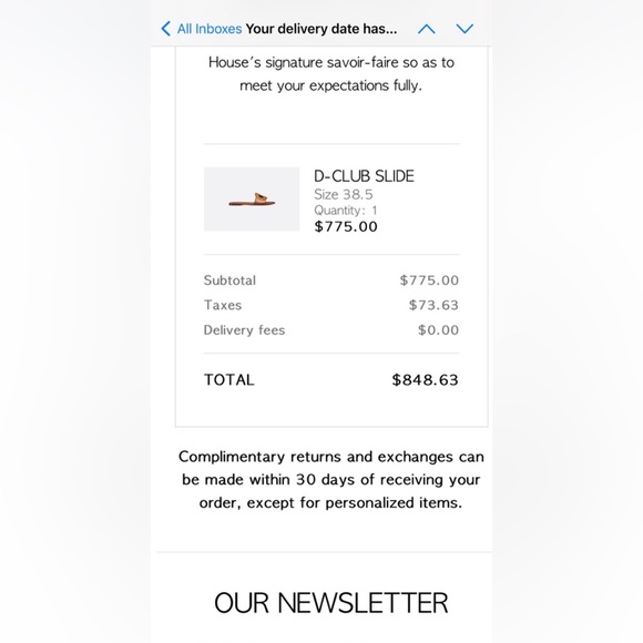 Dior D-Club Slide - Picture 6 of 6